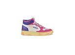 Autry Mid Super Vintage Sneakers Rosa