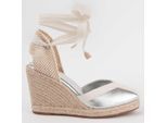Montevita Espadrilles Met Een Sleehak Balenci2 Zilver