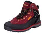 Herren und Damen Trekking-& Wanderstiefel Wildleder Rot