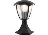 TRIO LEUCHTEN Außen-Stehlampe "VENTA, dekorative Outdoor Wegeleuchte Höhe 30cm, exkl 1x E27 max 10W", schwarz matt, 1, H: 30cm, 1 Stk., Leuchten, kleine Stehleuchte für Garten oder Terrasse, Leuchtmittel wechselbar, Außen-Stehlampe