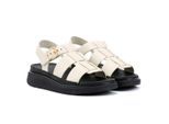 FitFlop GEN-FF Fisherman Damen Sandalen Aus Beige Leder