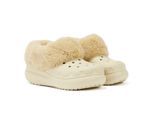 Crocs Furever Crush Clog Knochen Damen Beige Komfortschuhe