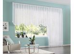 Bogenstore OTTO HOME "Eby" Gr. 3, weiß, B:500cm H:100cm, Voile, Polyester, Gardinen, Bogenstore, Transparent Polyester, Topseller