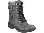 Rocket Dog Dames/dames Thunder Biker Laarzen (Zwart)