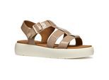 Geox D CAMALEI Synthetische Polyurethan Damen Karamell Sandalen