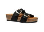 Geox D BRIONIA H Leren Vrouwen Zwarte Wedges