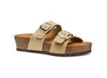 Geox D BRIONIA H Leren Dames Licht Taupe Wedges