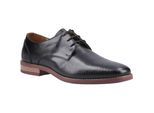 Hush Puppies Mike Leren Heren Zwarte Veterschoenen