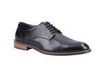 Hush Puppies Damien Veterschoenen Leer Mannen Zwart Veterschoenen