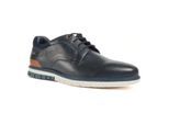 Pod Merlin Leren Heren Navy Veterschoenen