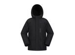 Mountain Warehouse Kinder/Kinder Noah Borg Gevoerd Waterdicht Jasje (Zwart)