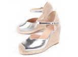 Montevita Espadrilles Met Sleehak Balenci4 Zilver