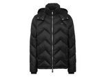 Nylon Short Puffer Jacket Zigzag