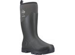 Muck Boots Rancher Gummistiefel für Herren in Staubgrün/Schwarz, Winterkniekurze Stiefel