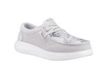 HEYDUDE Wendy COMF Leder Damen Graue/Schlangen Mokassins Schuhe