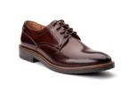 Base London Durham Leder Herren Schnürschuhe in verbranntem Braun