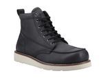 Jack & Jones Toronto Leather Herren schwarze Stiefeletten