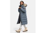 Marikoo dames winterjas – Schneesternchen, lang met capuchon & imitatiebontkraag