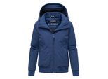 Marikoo dames winterjas Mooni 16 in bomberstijl met capuchon