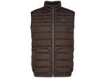 Bugatti Herren Gewatteerd vest van lichtgewicht nylon