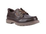 CAT Lifestyle Colorado Moc Toe Lage Leren Heren Donkerbruine Veterschoenen