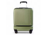 Duurzame EasyJet Ryanair 39 x 26 x 51,5 cm olijfgroene voorkoffer met open cabine