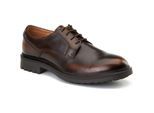 Base London Locke Leren Heren Bruine Veterschoenen