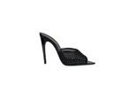 Saint Laurent Blonde Pantoletten Schwarz