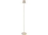 LED Außen-Stehlampe OTTO HOME "Helliot", beige, H:125cm Ø:20cm, Leuchten, LED Außen-Stehlampe, LED Akku-Leuchte, 125 cm, 340 lm, 3000K, Touchdimmer