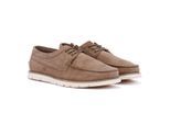 Ben Sherman Soho Heren Grijze Suède Veterschoenen