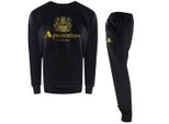 Aquascutum Old School Crewneck Zwarte Trainingsbroekset