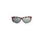 Gianni Versace Tortoise Shell Rechthoekige Zonnebril.
