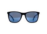 Police SPL872N Origins 1 700B glanzend zwart smoke spiegel blauw zonnebril