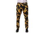 Pasta Print Zijden Broek
