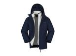 Mountain Warehouse Kinder/Kinder Creek 3 in 1 Waterdichte Jas (Marine)