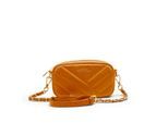 Opera – Gewatteerde mini clutch – Bruin