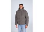 Mountain Warehouse Heren Fistral Gewatteerde Jas (Kaki Grijs)