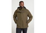 Mountain Warehouse Heren Alaskan 3 In 1 Waterdichte Jas (Khaki)