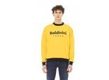 Gelbes Rundhals-Sweatshirt