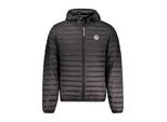Gequiltede Hooded Jacket Model Zwart