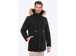 Wittchen Heren Rechtopstaand Geïsoleerd Jack Zwart Polyester