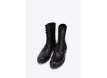 Wittchen Damen-Lederstiefel mit elastischem Schaft, Schwarz, Naturleder
