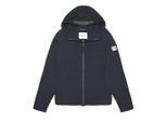 Aquascutum Active Hooded Stretch Windbreaker Marineblauwe Jas