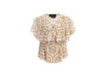 Faina Blouse Dames beige wit