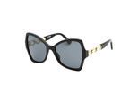 Moschino Dames/Vrouwen Vlinder Zonnebril (Zwart)