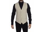 Beige Vest Classic Fit