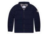 Aquascutum Active Sp Marineblauwe Pufferjas Met Opstaande Kraag