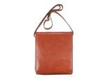 Vintage leren schoudertas in bruin leer, crossbody tas voor op reis - Ranger