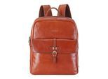 Echte leren vintage laptoprugzak en reistas - Cove