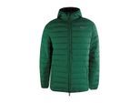 Aquascutum Actieve gewatteerde jas met capuchon voor heren (Jager Groen)